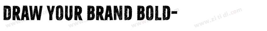Draw Your Brand Bold字体转换